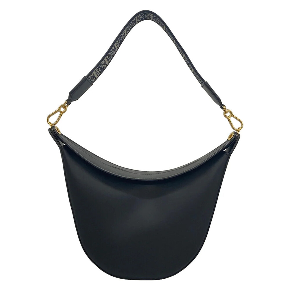 Loewe Luna Black Calf Skin Shoulder Bag #333063L19B